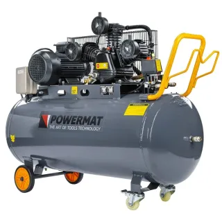 Маслен трифазен компресор Powermat PM-KO-200T-400V/ 3 kW/ 200 л