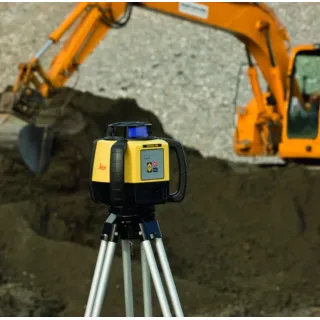Комплект Leica Rugby ротационен лазер CLAx700 + тринога CTP104 + лата GSS111/ до 1350 м