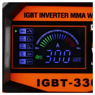 Инверторен заваръчен апарат KraftDele KD1878/ 330A Инверторен заваръчен апарат KraftDele KD1878/ 330A