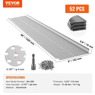 Предпазител за улуци VEVOR 6in-208/ 63 м Предпазител за улуци VEVOR 6in-208/ 63 м