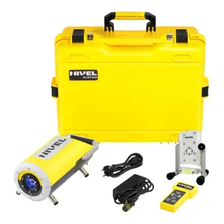 Комплект тръбен лазер с червен лъч Nivel System PL200R/ 200 м