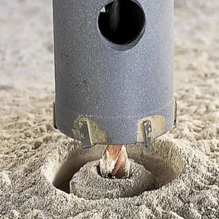 Боркорона за тухли и бетон Wolfcraft 5490000/ 105х46 мм