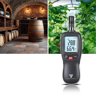 Термометър и влагомер 2 в 1 STAHLWERK LTM-70 ST