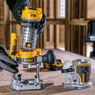 Акумулаторна оберфреза DeWALT DCW604NT, 6.35 мм, 16 000-25 500 об./мин