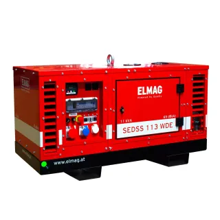 Авариен дизелов генератор ELMAG SEDSS 14WDE-AVR-DSE4520-V2/ 400V/ 14kVA/ 73л