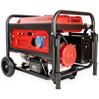 Бензинов генератор CEDRUS CEDAG6E-1F/ AVR/ 230V/ 6kW/ 25л