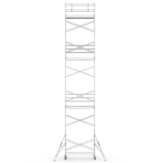 Професионално мобилно алуминиево скеле Bisonte ProtubeL14/ 13.8м