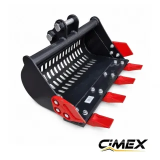 Пресяваща кофа за мини багер CIMEX CHE12RS-SB-600/ 600 мм