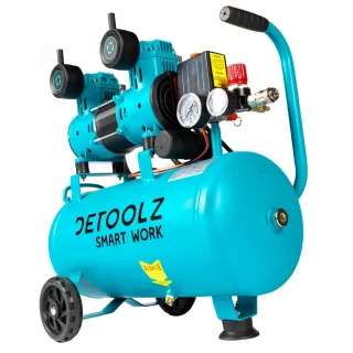 Безмаслен компресор Detoolz DZ-C334/ 1500W/ 24 л
