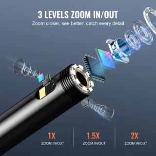 Ендоскопска камера VEVOR 5003/4.2V/ 2000mAh Ендоскопска камера VEVOR 5003/4.2V/ 2000mAh