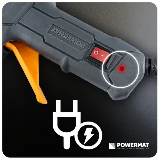 Пистолет за горещо лепене POWERMAT PM-PDK-100T/ 100W