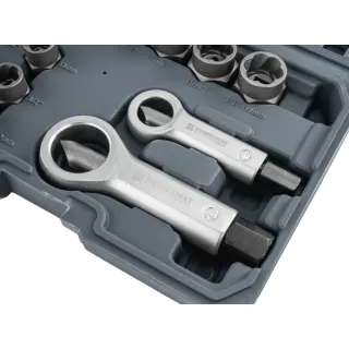 Екстрактори за счупени винтове, гайки и шпилки POWERMAT PM-ZPWN-26T/ 26 бр. Екстрактори за счупени винтове, гайки и шпилки POWERMAT PM-ZPWN-26T/ 26 бр.
