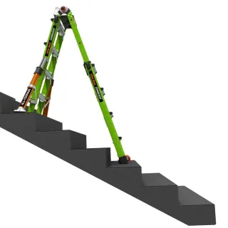 Професионална двураменна стълба Little Giant CONQUEST 4x4 M17 Fiberglass/ 150 кг