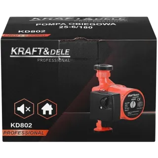 Циркулационна помпа KraftDele KD802 25-6/180/ 46-93W Циркулационна помпа KraftDele KD802 25-6/180/ 46-93W