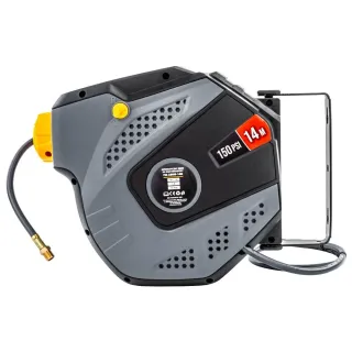 Автоматична макара с маркуч за въздух POWERMAT PM-ABNW-14M/ 14 м