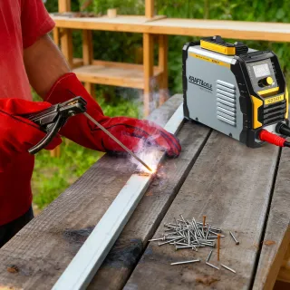 Инверторен заваръчен апарат KraftDele KD3431/ 340A Инверторен заваръчен апарат KraftDele KD3431/ 340A