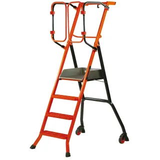 Алуминиева стълба с платформа Mondelin 202170/ 90 см