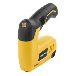 Акумулаторен такер + 500 бр. пирони + 500 бр. телчета Power Plus POWX13680/ 4V/ 2Ah Акумулаторен такер + 500 бр. пирони + 500 бр. телчета Power Plus POWX13680/ 4V/ 2Ah