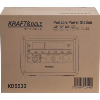 Преносима захранваща станция KraftDele KD5532/ 1152Wh / 25.6V