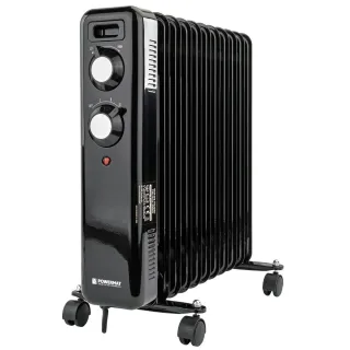 Електрически маслен радиатор POWERMAT PM-GOL-3000D/ 2.5kW/ термостат