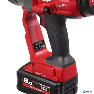 Акумулаторен ударен гайковерт Milwaukee M18ONEFHIWF1-802X/ 18V/ 2x8Ah