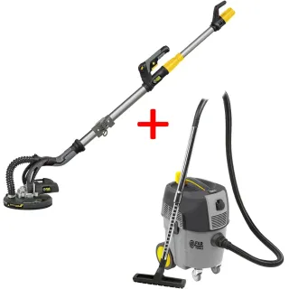 Промо пакет Прахосмукачка за сухо и мокро почистване FARTOOLS NETUP 30AUTO + Шлайфмашина за стени и тавани FARTOOLS DWS 710E