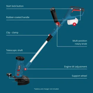 Акумулаторен многофункционален тример KOENNER-SOEHNEN KS MFT-20V/ 20V