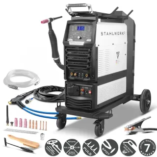 Инверторен заваръчен апарат STAHLWERK AC/DC TIG 315 Puls Pro/ 315А