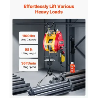 Електрическа лебедка VEVOR LES-500/ 500 кг/ 1,8kW Електрическа лебедка VEVOR LES-500/ 500 кг/ 1,8kW