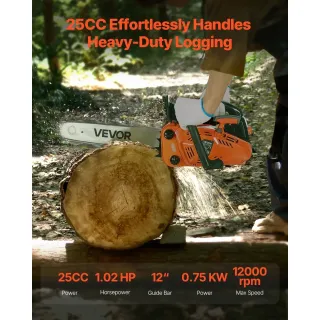 Бензинов верижен трион VEVOR 2500/ 1,02 к.с. Бензинов верижен трион VEVOR 2500/ 1,02 к.с.