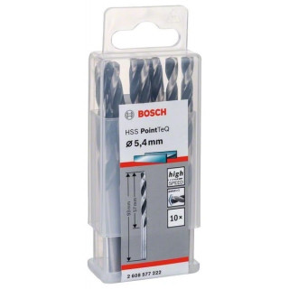 Свредло HSS за метал PoinTec 5.4 mm на Bosch комплект 10 бр.