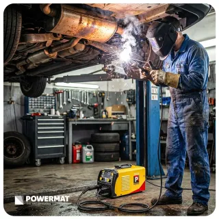 Инверторен заваръчен апарат POWERMAT PM-PAS-200L/ 200A