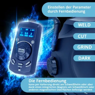 Автоматична заваръчна маска MASTER 3в1 STAHLWERK 6354/ DIN 14