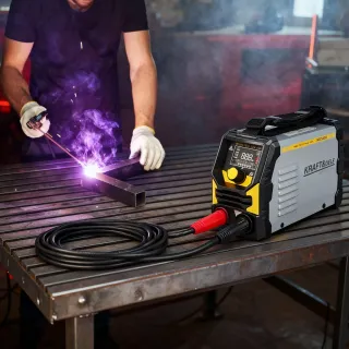 Инверторен заваръчен апарат KraftDele KD3430/ 330A Инверторен заваръчен апарат KraftDele KD3430/ 330A