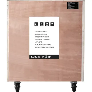 Авариен дизелов генератор KraftDele KD3247/ AVR/ 230/400V/ 17/18kW/ 25 л