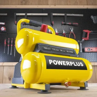 Компресор за въздух Power Plus POWX17235/ 750W/ 7.5 л Компресор за въздух Power Plus POWX17235/ 750W/ 7.5 л