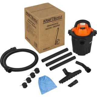 Прахосмукачка за сухо и мокро KraftDele KD5177/ 1600W/ 12л Прахосмукачка за сухо и мокро KraftDele KD5177/ 1600W/ 12л