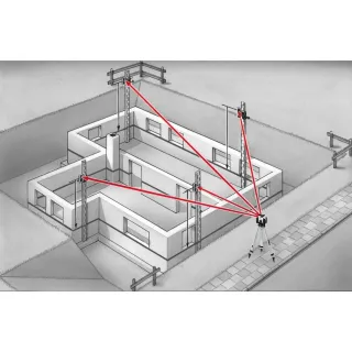 Ротационен лазерен нивелир Laserliner Quadrum Compact 410 S Set 165 cm