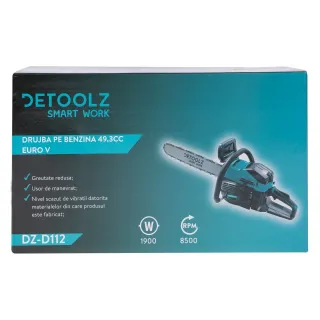 Бензинов верижен трион Detoolz DZ-D112/ 2,58 к.с.