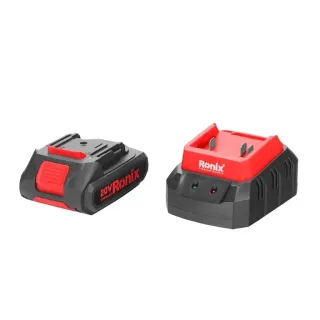 Акумулаторен ударен гайковерт Ronix 8654/ 20V/ 2x2Ah