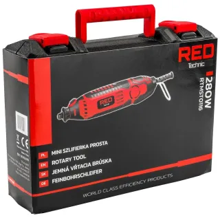 Мини прав шлайф RED TECHNIC RTMST0116/ 280W