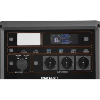 Преносима захранваща станция KraftDele KD5532/ 1152Wh / 25.6V