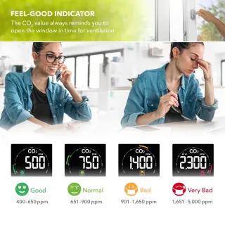 Монитор за качество на въздуха с CO2 Trotec BZ26 Монитор за качество на въздуха с CO2 Trotec BZ26