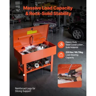 Вана за миене на части и детайли VEVOR XH-PW40G/ 135 л / 26W