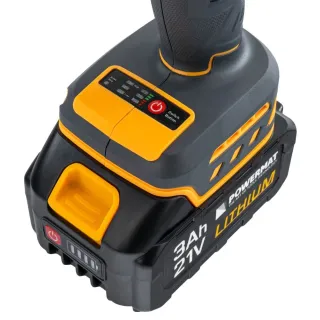 Акумулаторен гайковерт Powermat PM-AKU-21V-3M/ 21V/ 2x3Ah