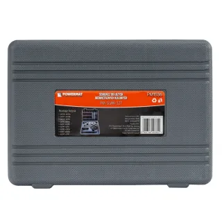 Комплект за демонтаж на вътрешни лагери, втулки и пръстени POWERMAT PM-SLWK-32T/ 32 бр. Комплект за демонтаж на вътрешни лагери, втулки и пръстени POWERMAT PM-SLWK-32T/ 32 бр.
