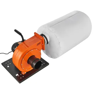Мобилен прахоуловител за прах и стърготини VEVOR DC100M/ 750W/ 80 л