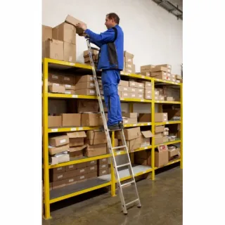 Професионална еднораменна алуминиева стълба KRAUSE CORDA 1x08