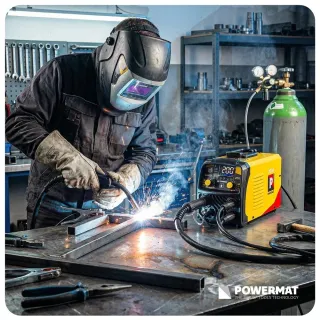 Инверторен заваръчен апарат POWERMAT PM-PAS-200L/ 200A