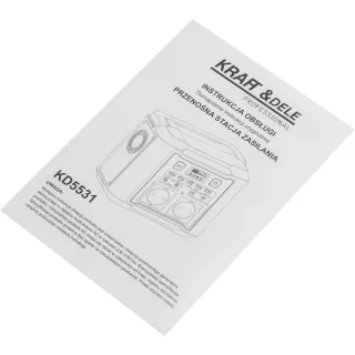 Преносима захранваща станция KraftDele KD5531/ 296Wh, 20Ah / 14.8V Преносима захранваща станция KraftDele KD5531/ 296Wh, 20Ah / 14.8V